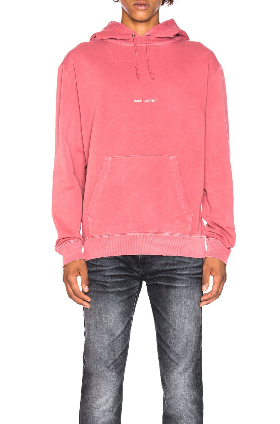 saint laurent pink sweatshirt