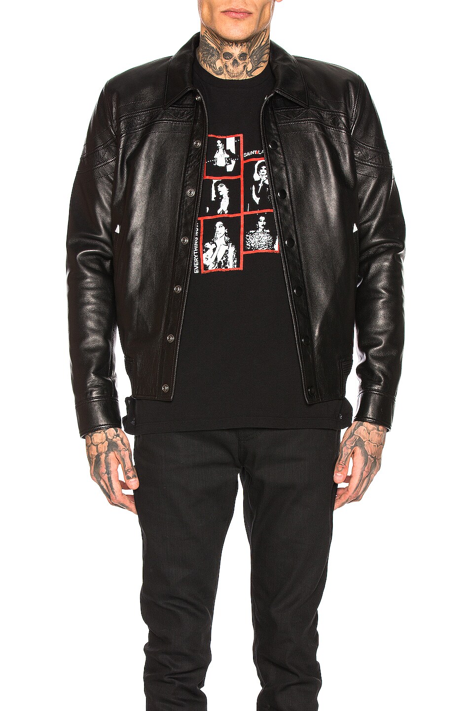 Image 1 of Saint Laurent Jacket in Black