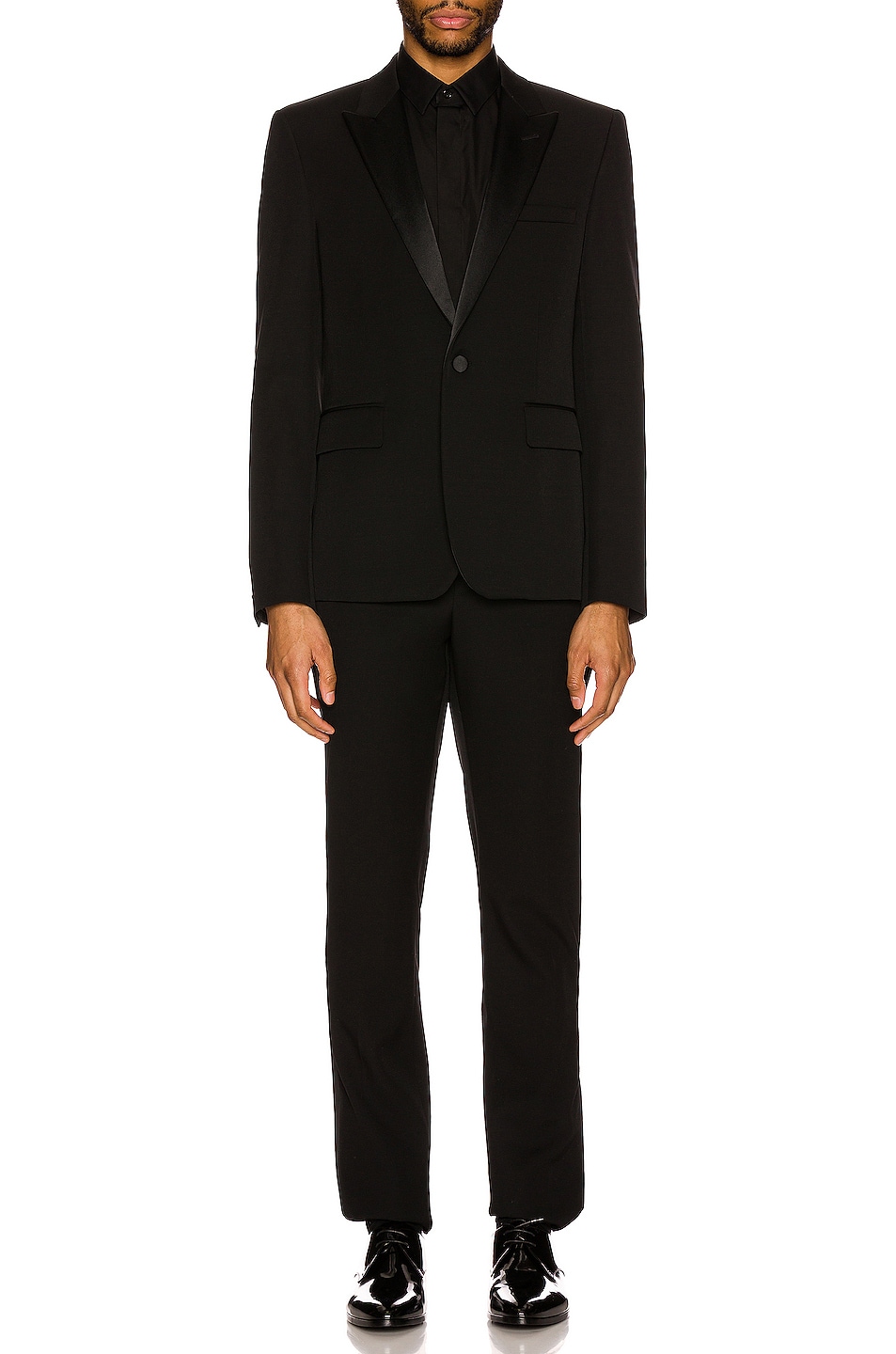 Image 1 of Saint Laurent Tuxedo Grain De Poudre in Black