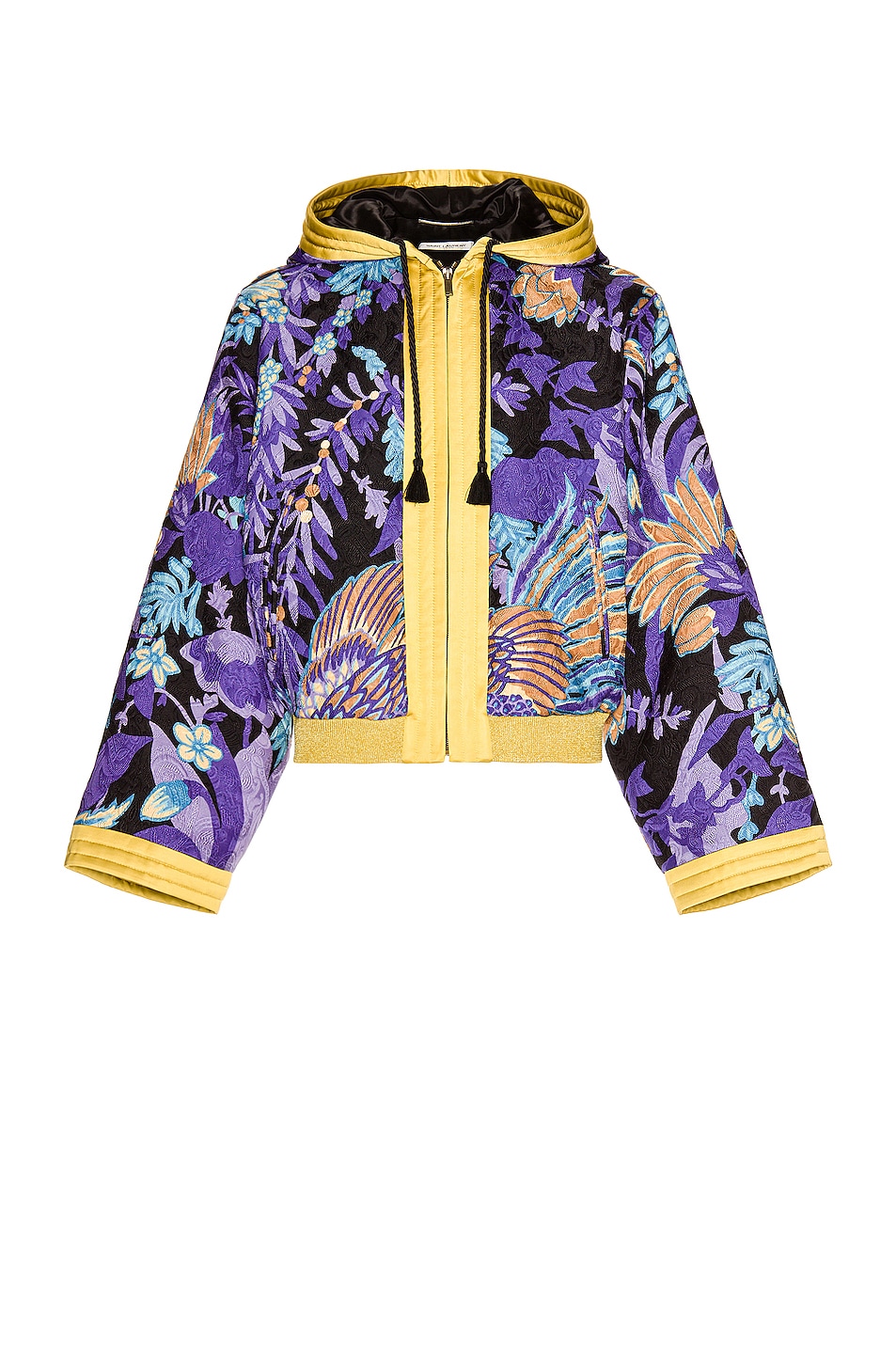 Image 1 of Saint Laurent Teddy Kimono Phoenix Jacket in Multicolor