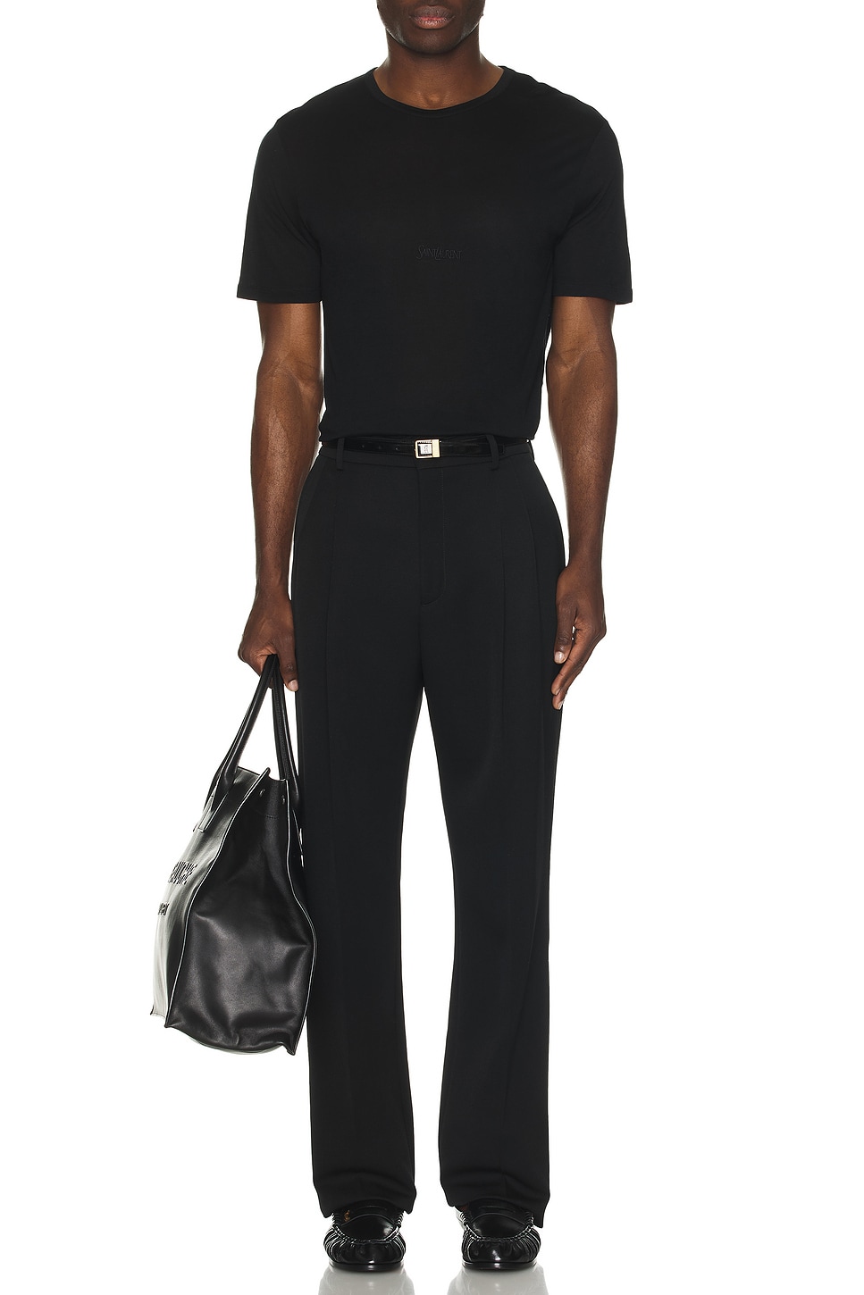 Image 1 of Saint Laurent Pantalon in Noir