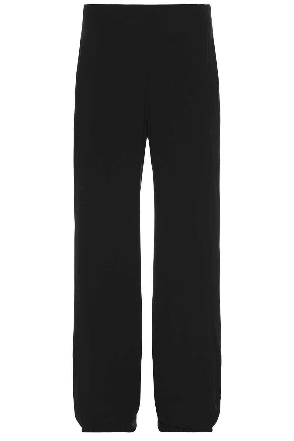 Shop Saint Laurent Pantalon Fluide Fit Allure In Noir