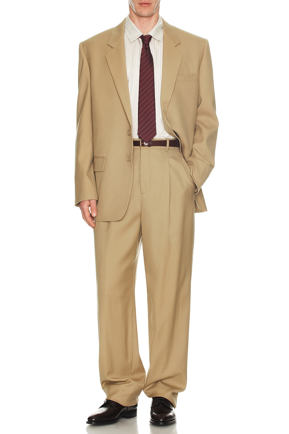 Image 1 of Saint Laurent Carrot Pants in Gingembre