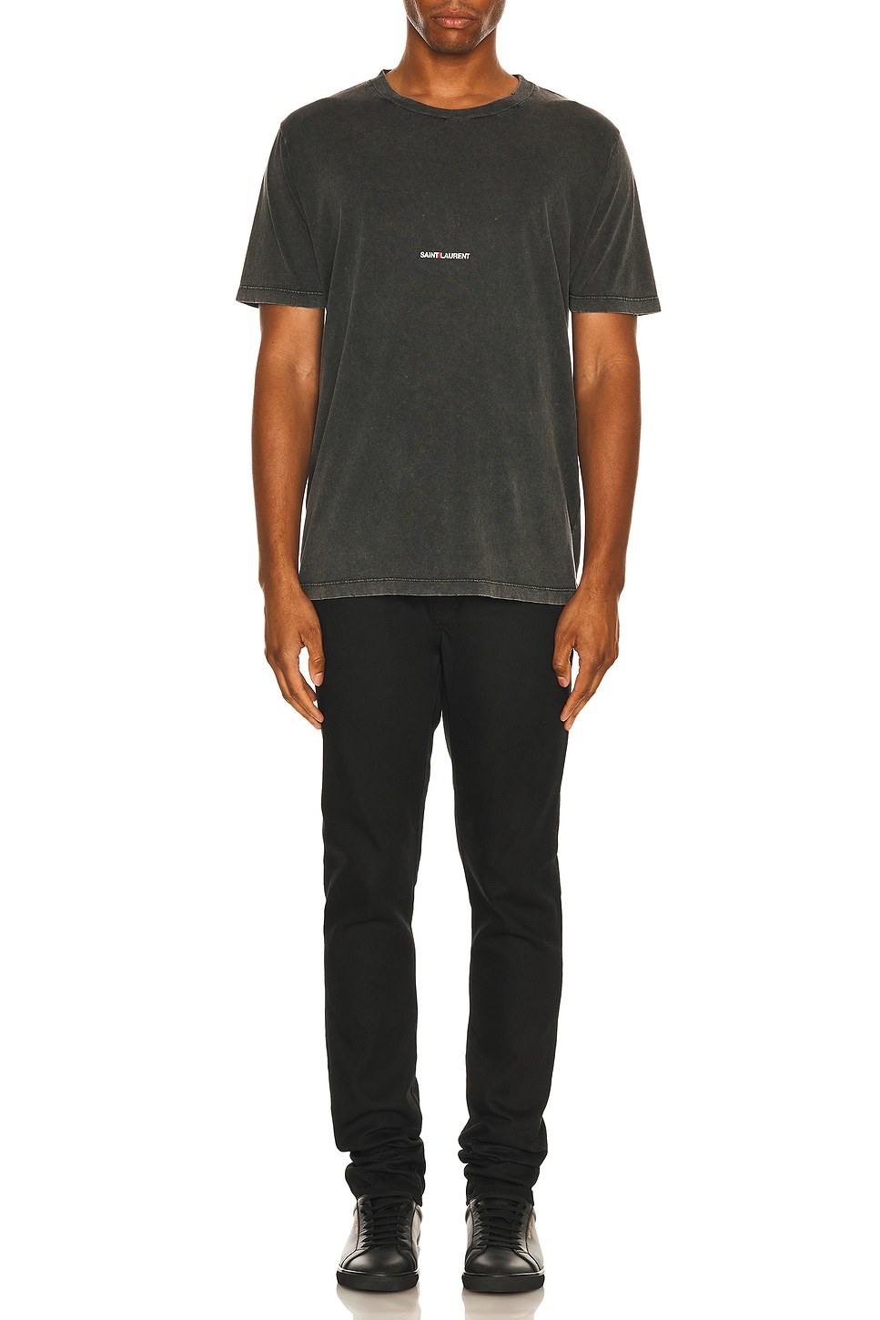 Image 1 of Saint Laurent T-Shirt in Noir Delave