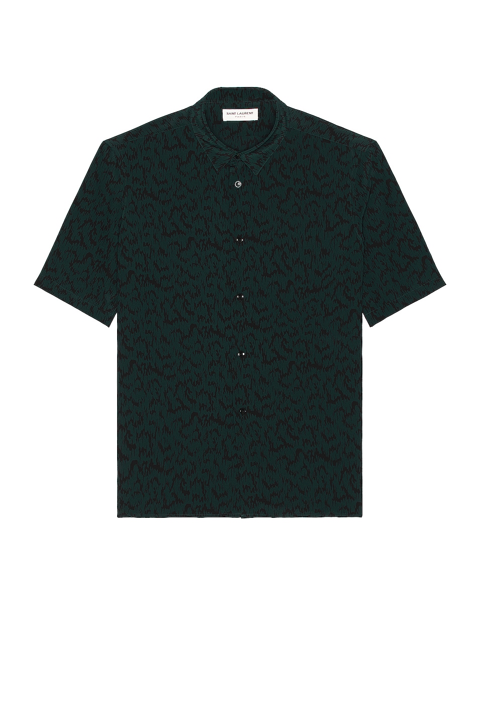 Image 1 of Saint Laurent Button Down Shirt in Vert Noir