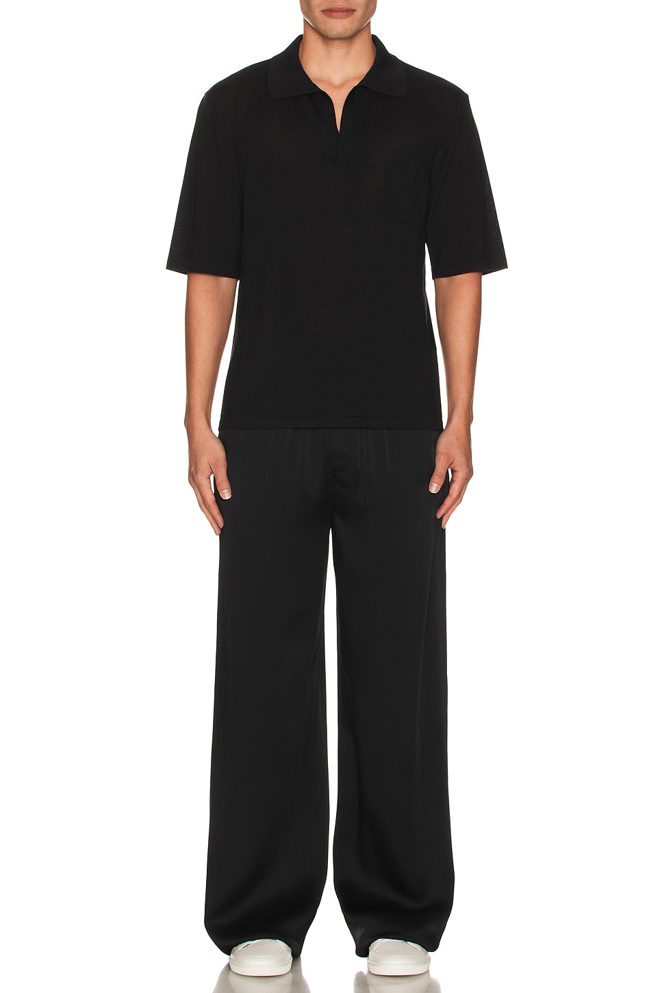 Image 1 of Saint Laurent Polo in Noir