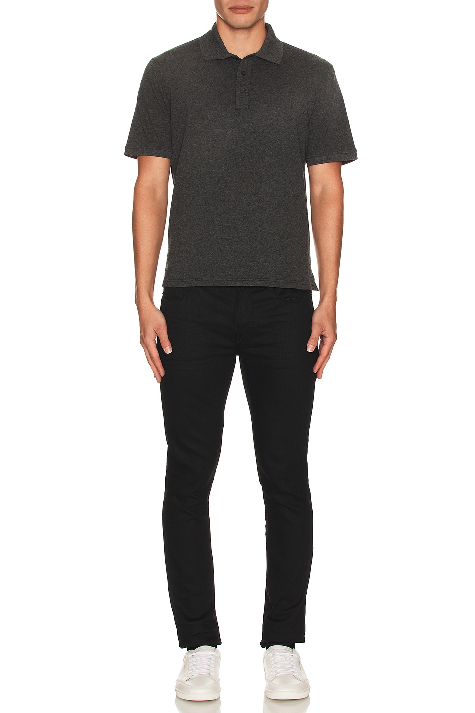 Image 1 of Saint Laurent Polo in Grey