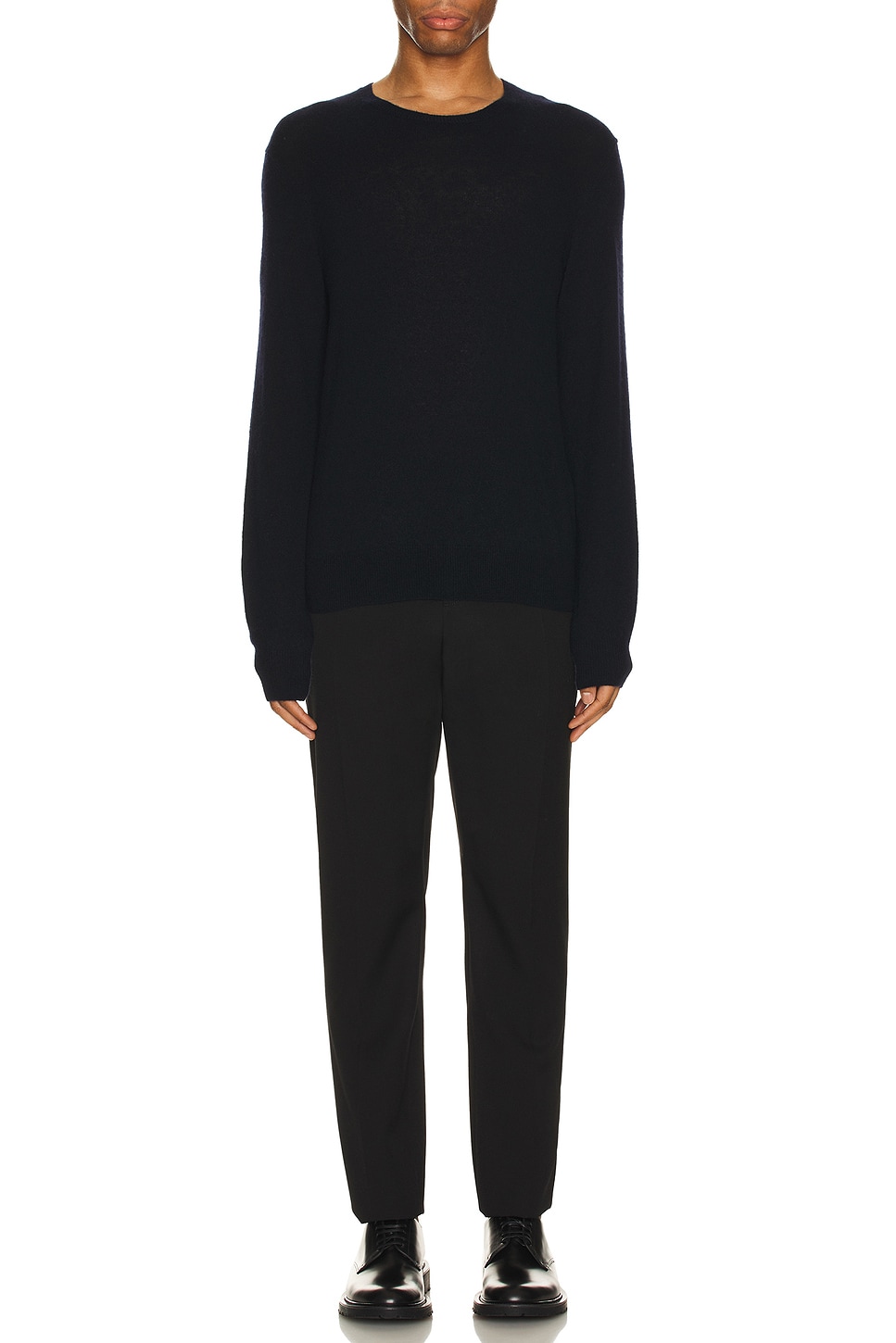 Image 1 of Saint Laurent Pull Col Rond in Bleu Nuit