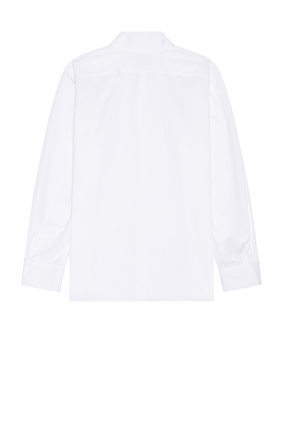 Shop Saint Laurent Chemise Col Monsieur In Blanc