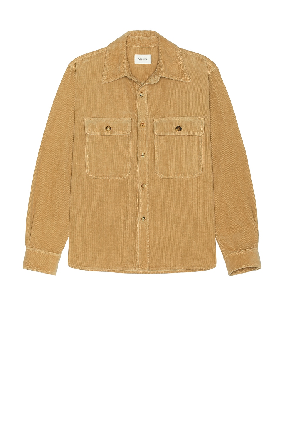 Image 1 of Saint Laurent Fall Overshirt in Dry Wood