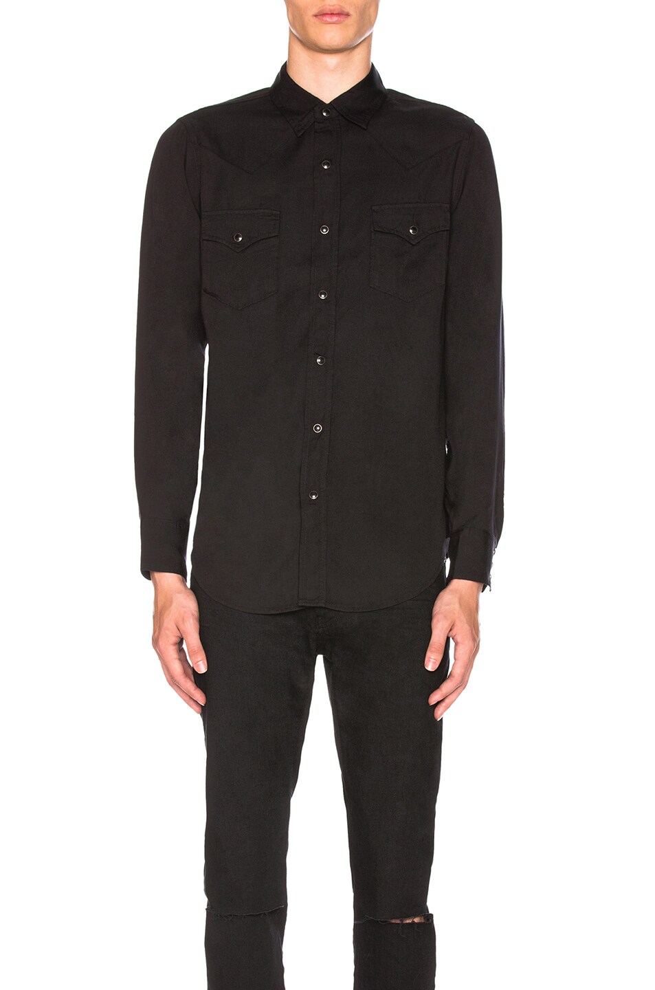Image 1 of Saint Laurent Shirt in Black