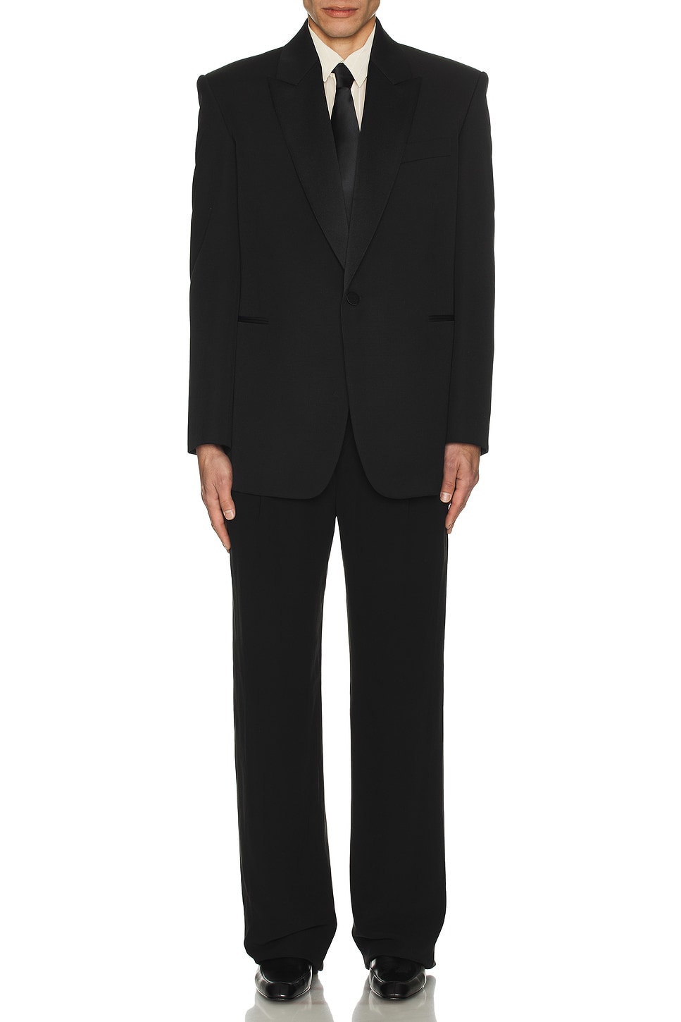 Image 1 of Saint Laurent Long Sleeve Shirt in Creme
