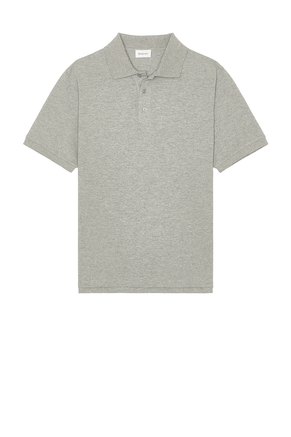 Pique Polo in Grey