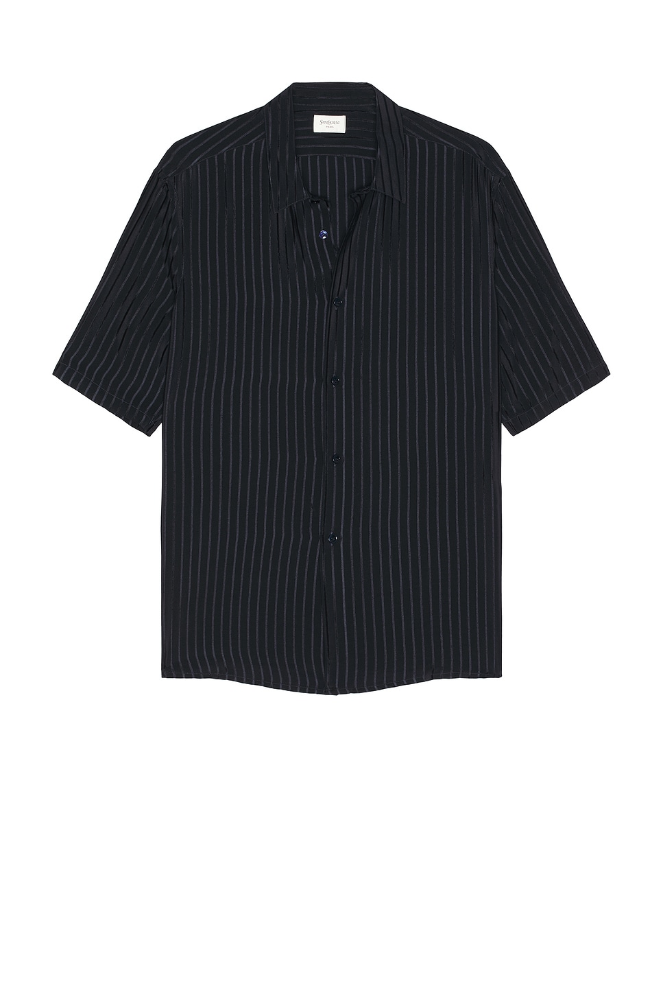 Image 1 of Saint Laurent Short Sleeve Shirt in Bleu Nuit