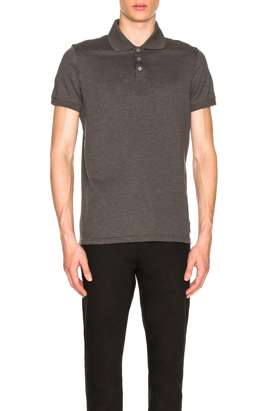 Image 1 of Saint Laurent Polo in Grey