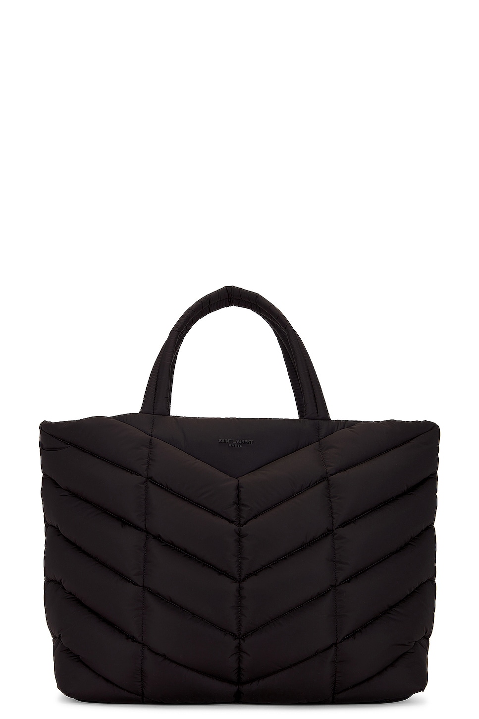 Ysl Puffer Tote Bag in Black