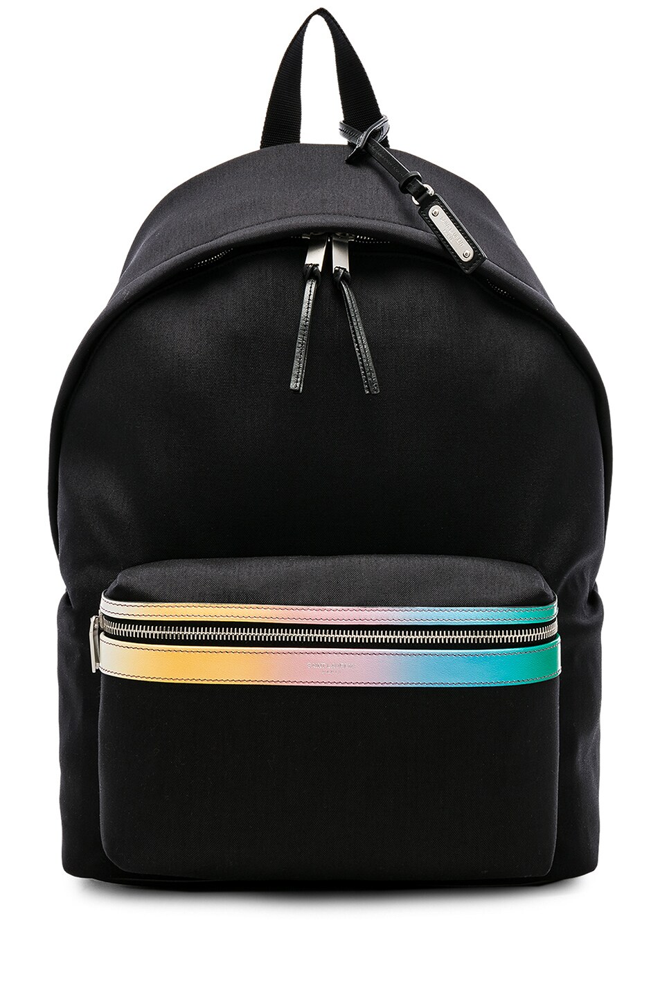Image 1 of Saint Laurent Degrade City Backpack in Black & Multicolor