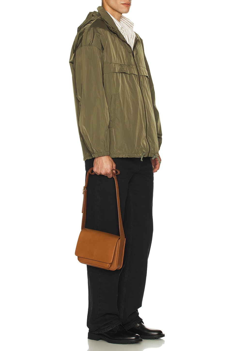 Saint Laurent Small Satchel In Leather In Brown