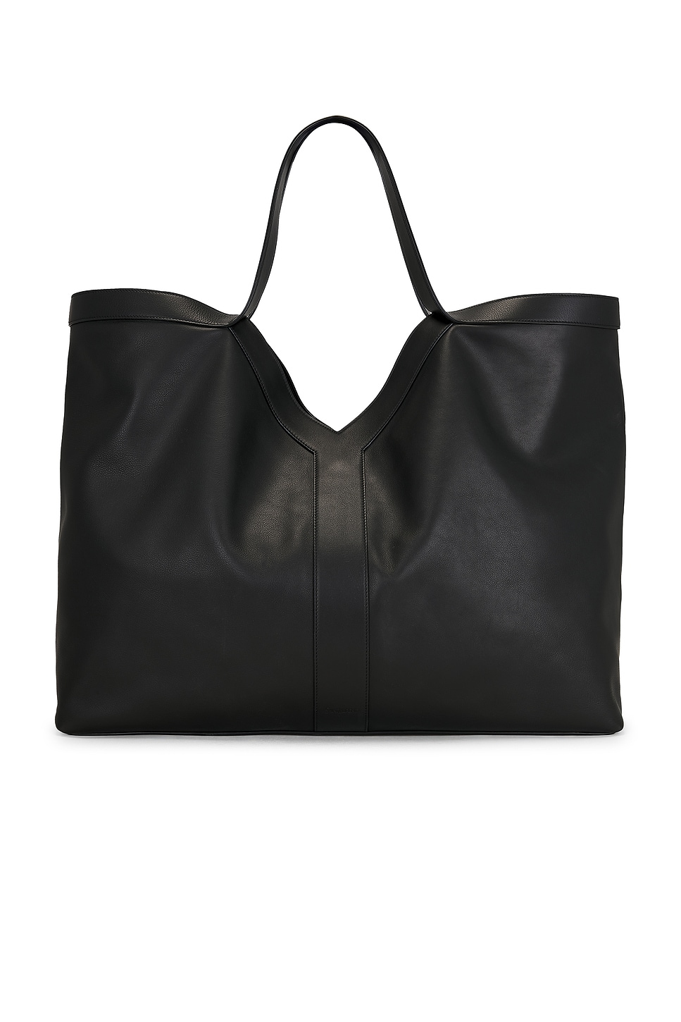 Saint Laurent Maxi Y Tote In Black