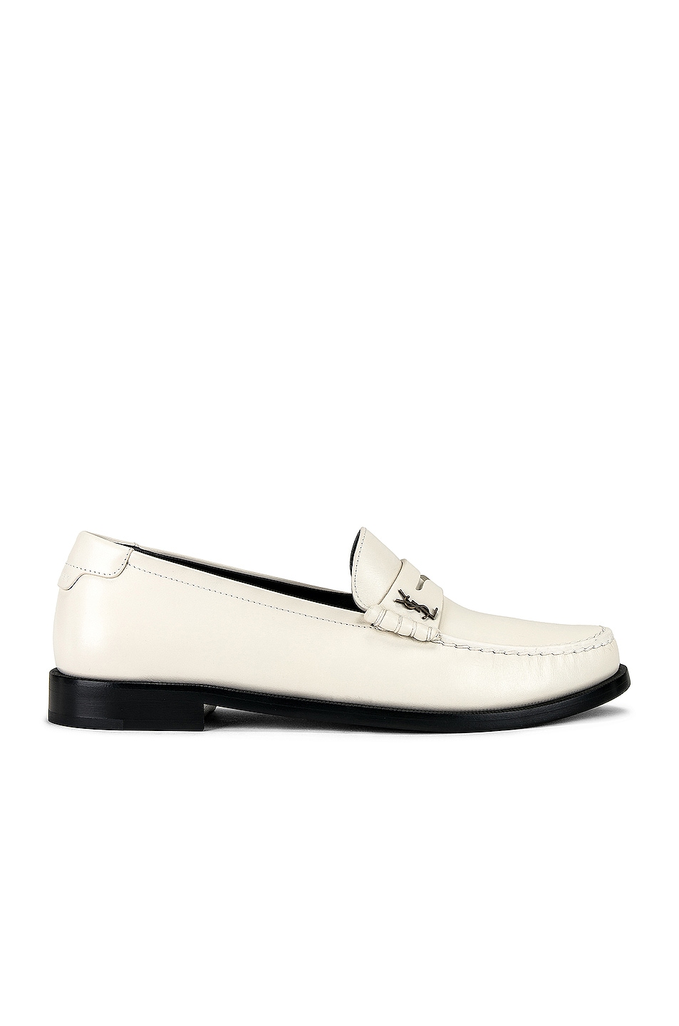 Image 1 of Saint Laurent Moccasin Loafer in Pearl