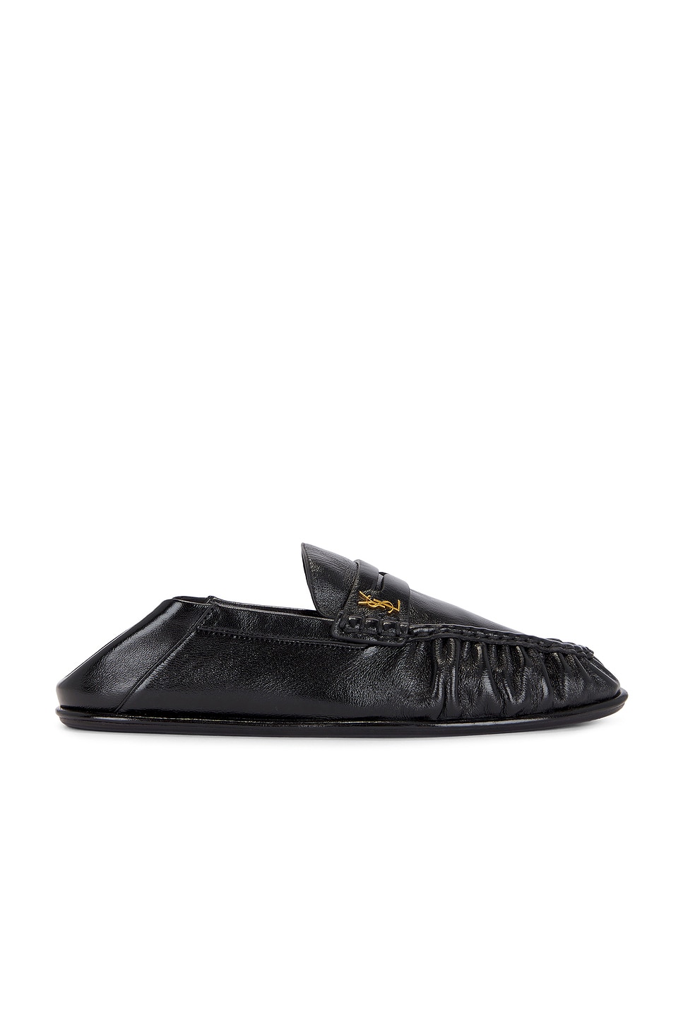 Shop Saint Laurent Le Loafer Mocassin In Nero