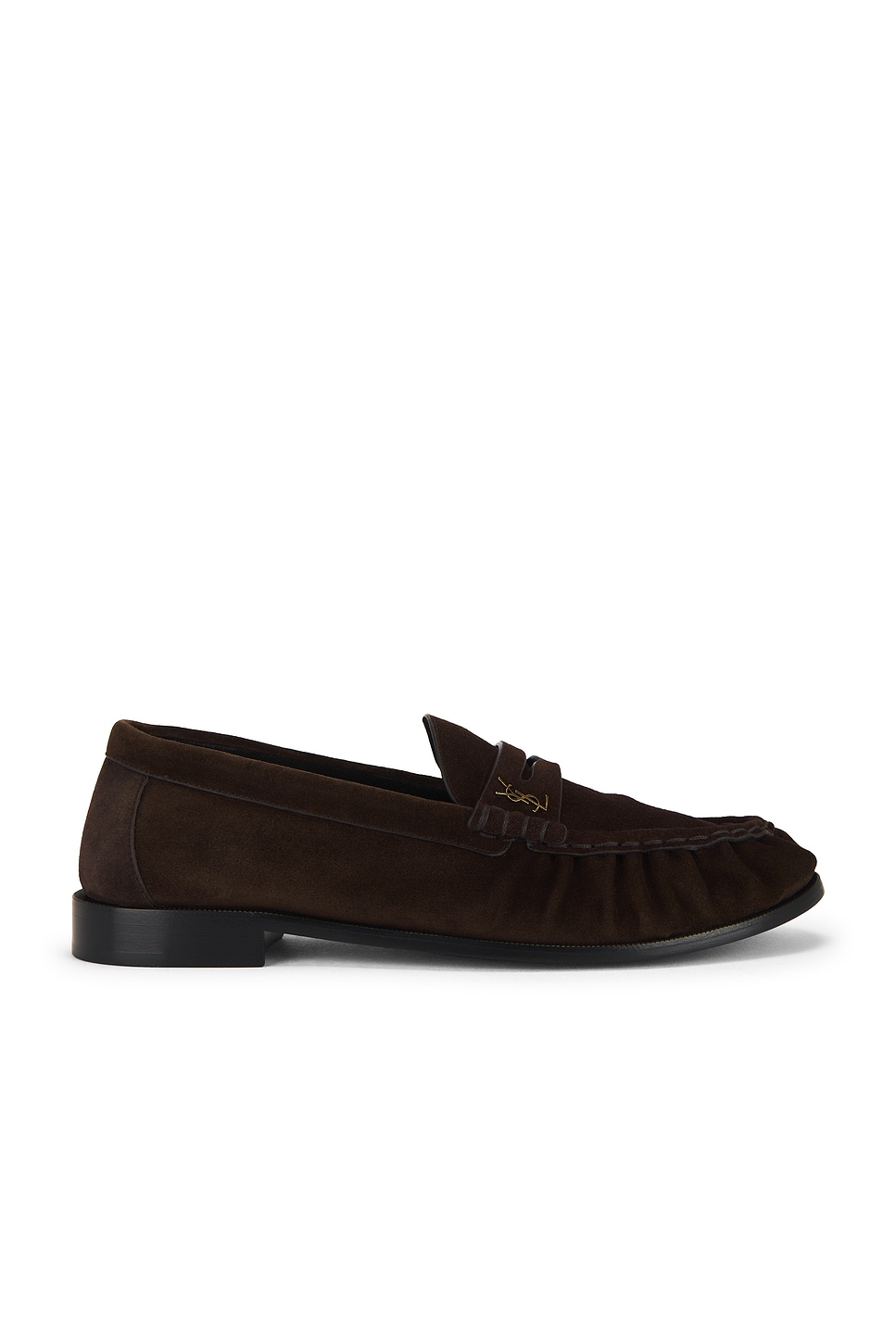 Image 1 of Saint Laurent Le Loafer in Dark Chocolate