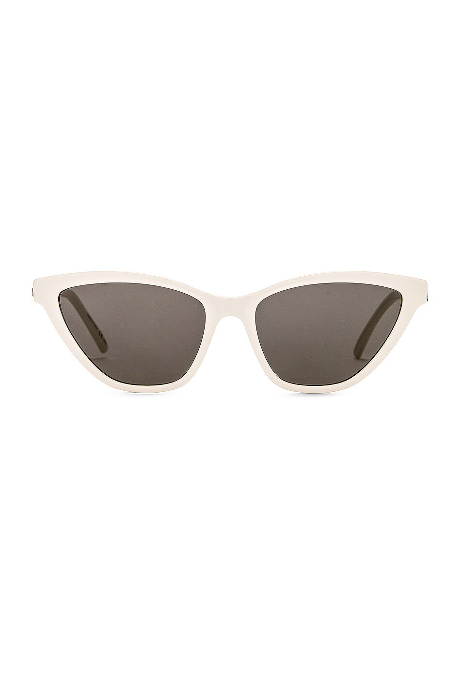 Image 1 of Saint Laurent Cat Eye Sunglasses in Shiny Ivory