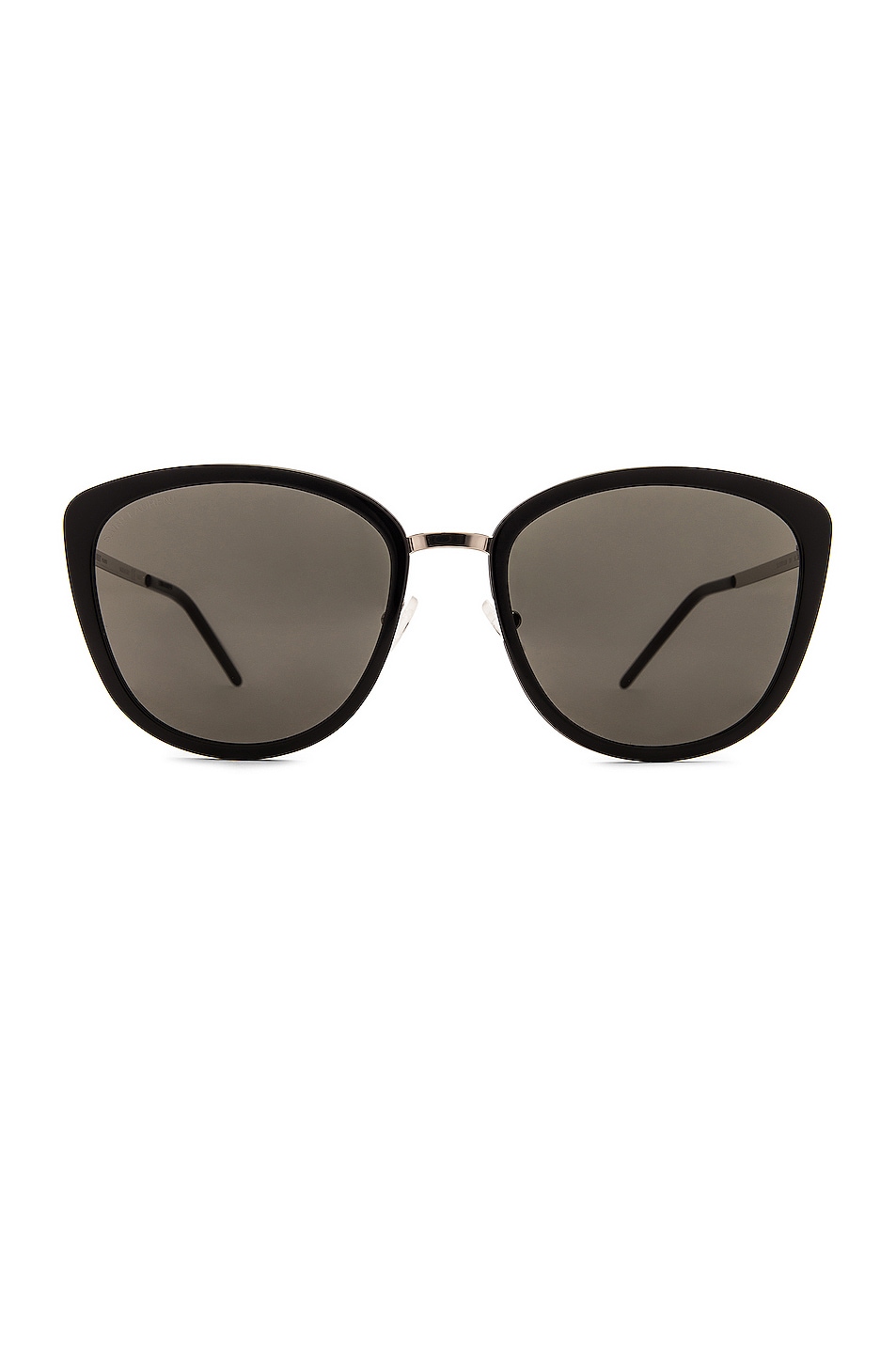 Image 1 of Saint Laurent Slim Soft Cat Eye Sunglasses in Black