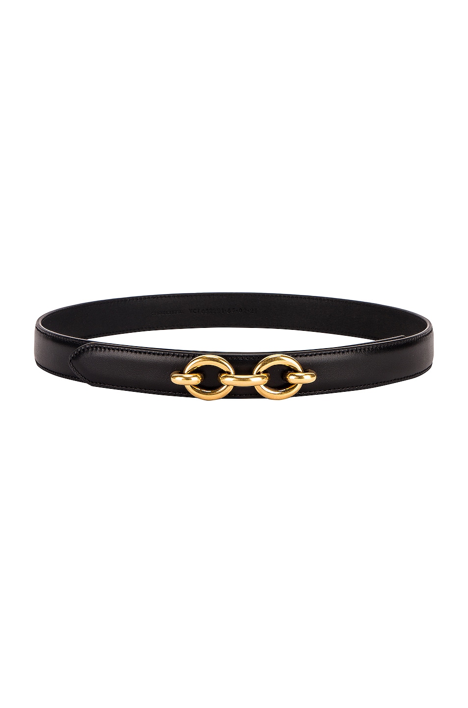 Image 1 of Saint Laurent Maillon Belt in Nero