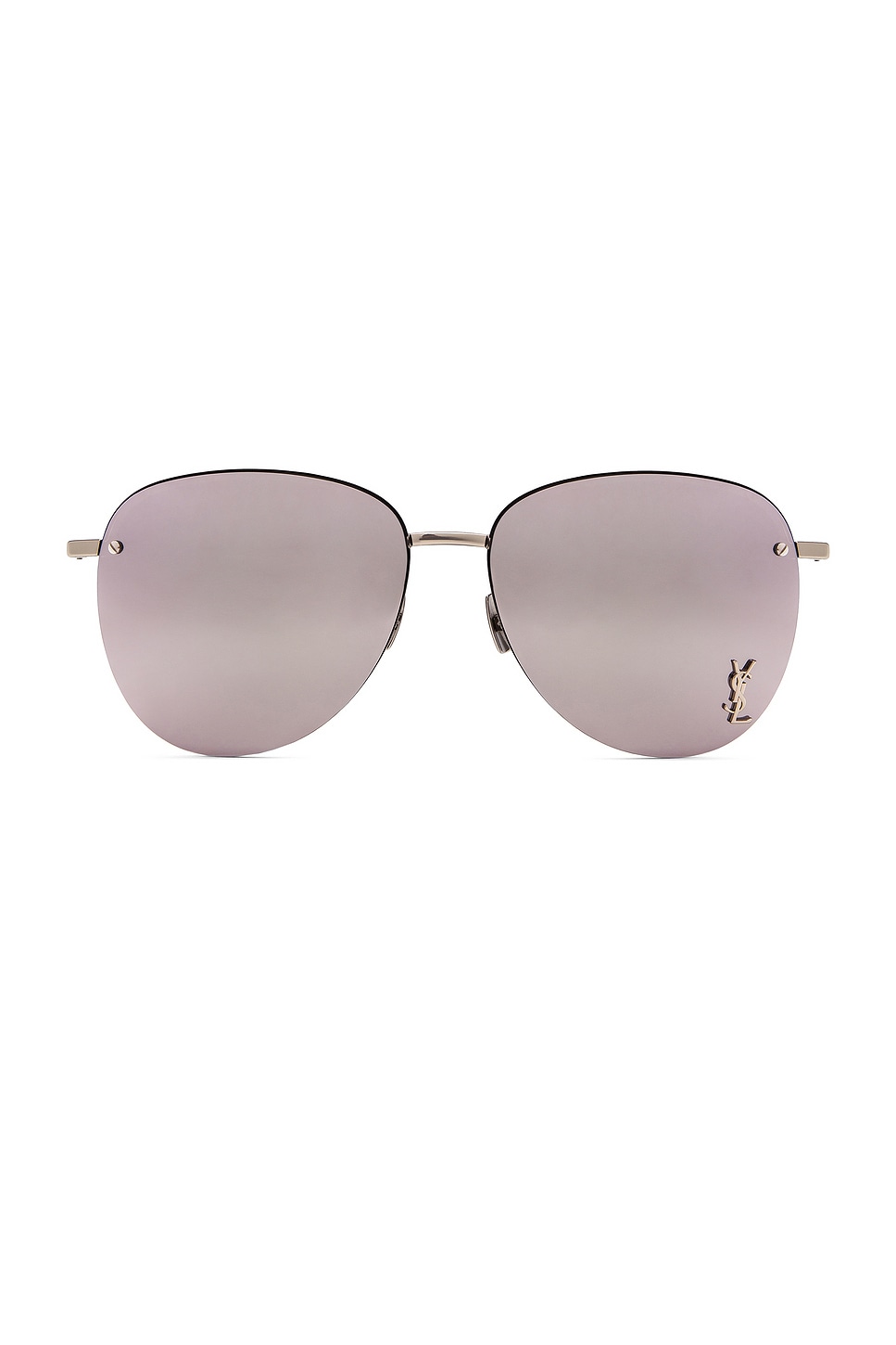 SL 328/K M Sunglasses in Metallic Silver