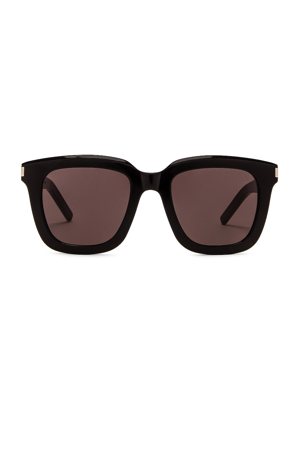 Image 1 of Saint Laurent Bold Oversize Sunglasses in Shiny Black