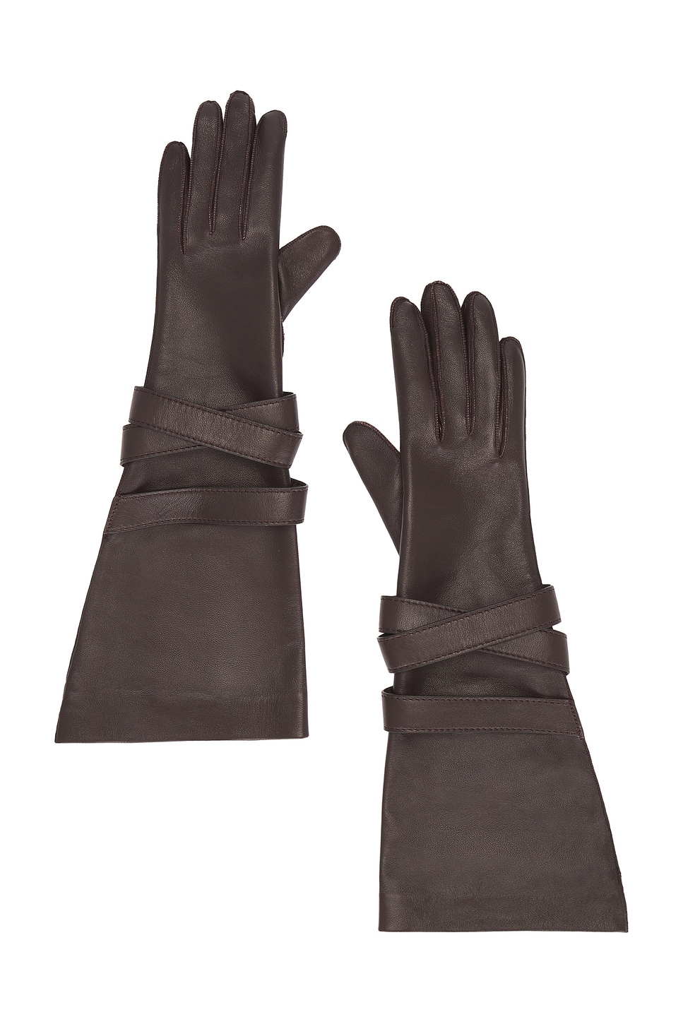 Aviator Gloves in Chocolate