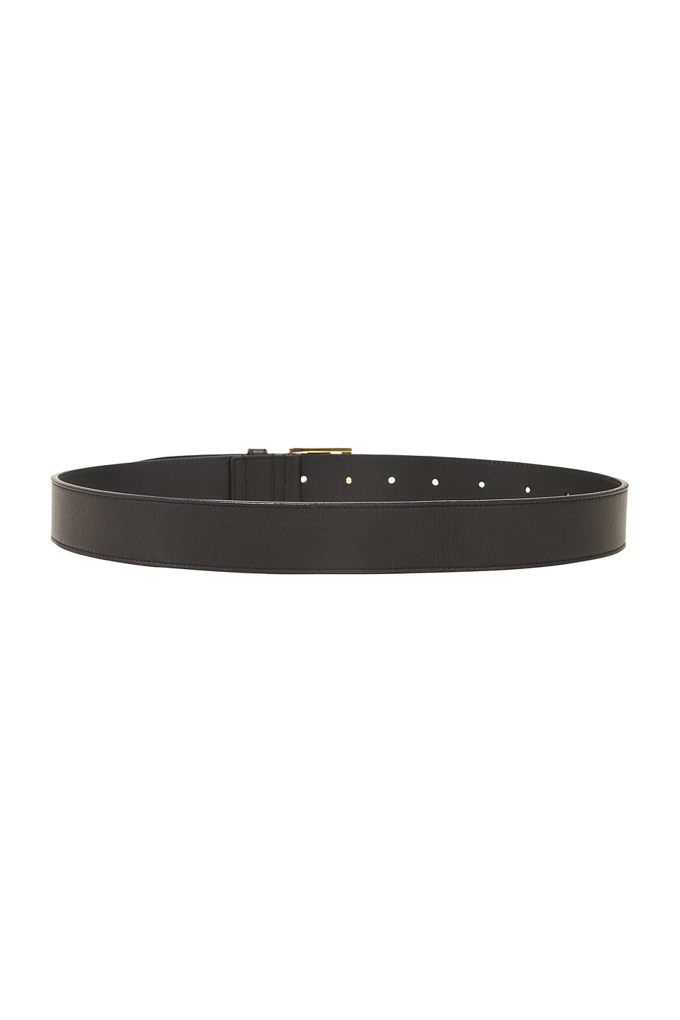 Saint Laurent Boucle Gio Belt In Nero