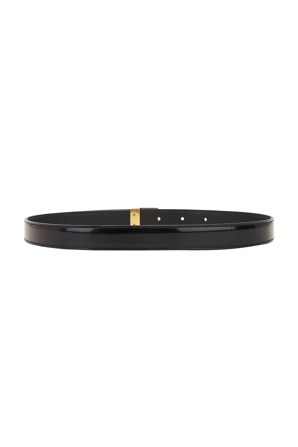 Shop Saint Laurent Boucle La 66 Buckle Belt In Nero