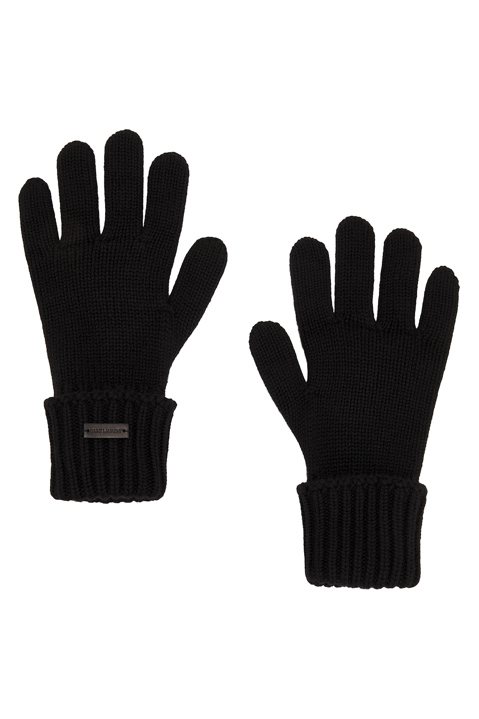 Saint Laurent Cashmere Gloves In Black