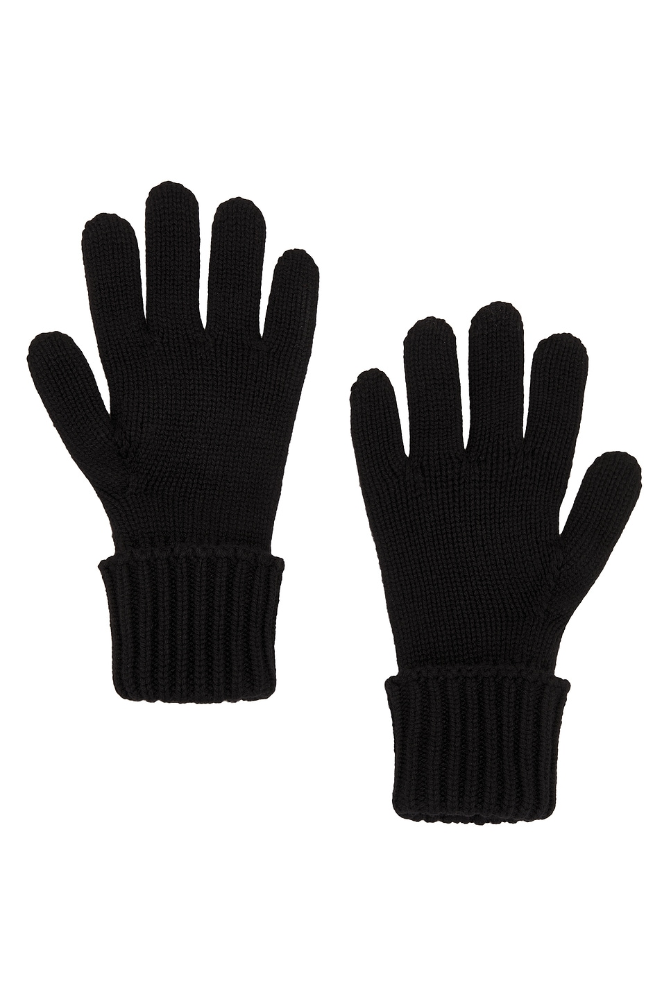 Shop Saint Laurent Cashmere Gloves In Black