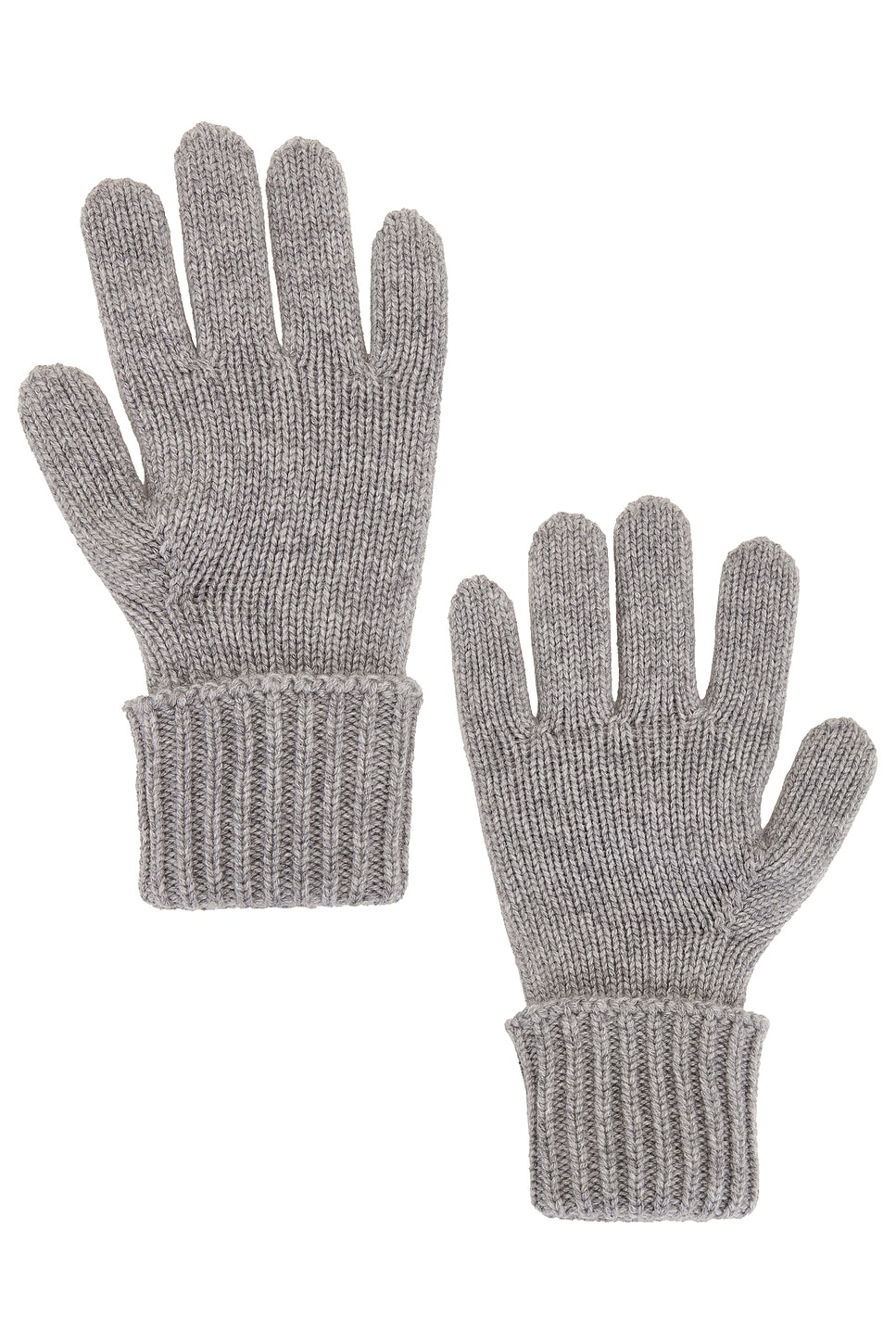 Shop Saint Laurent Cashmere Gloves In Lead