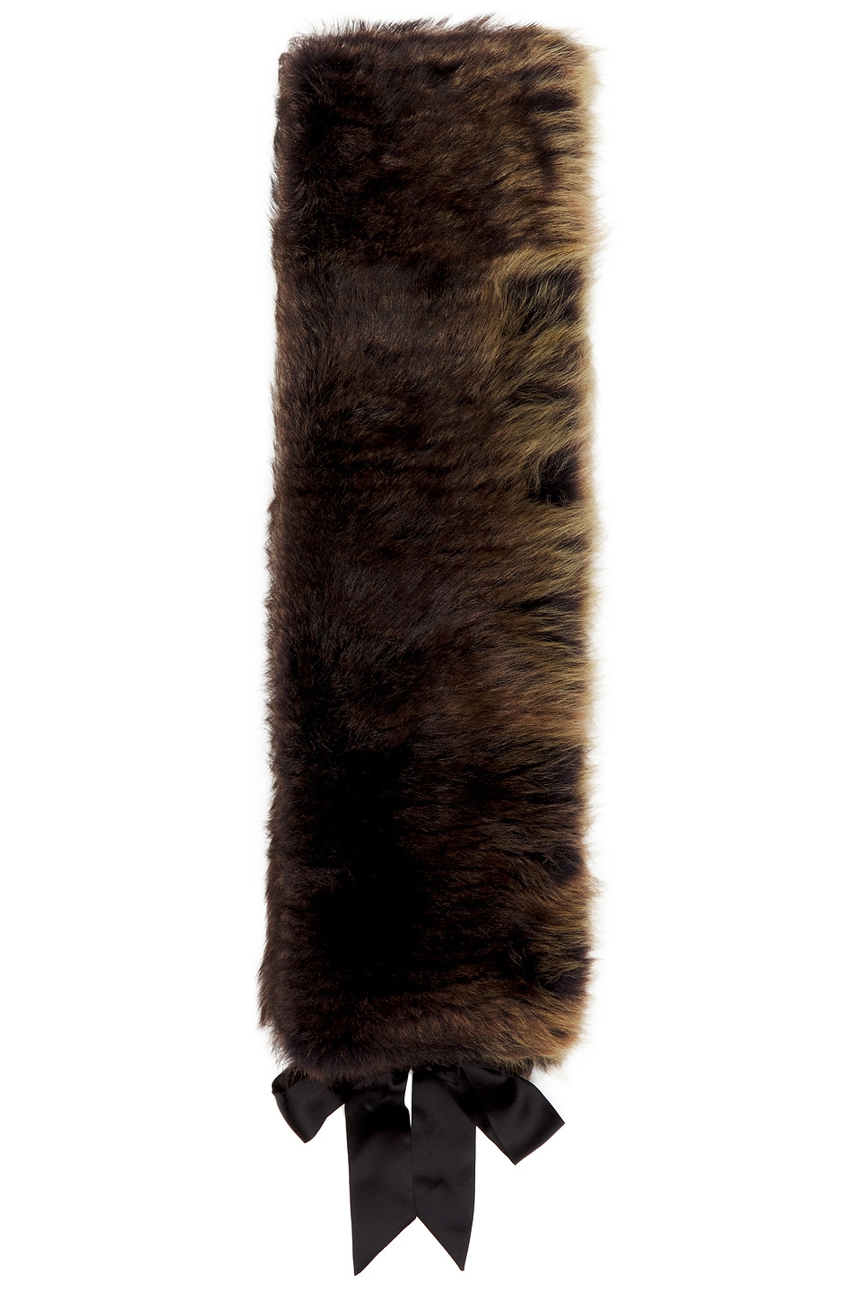 Fur Scarf in Chocolate