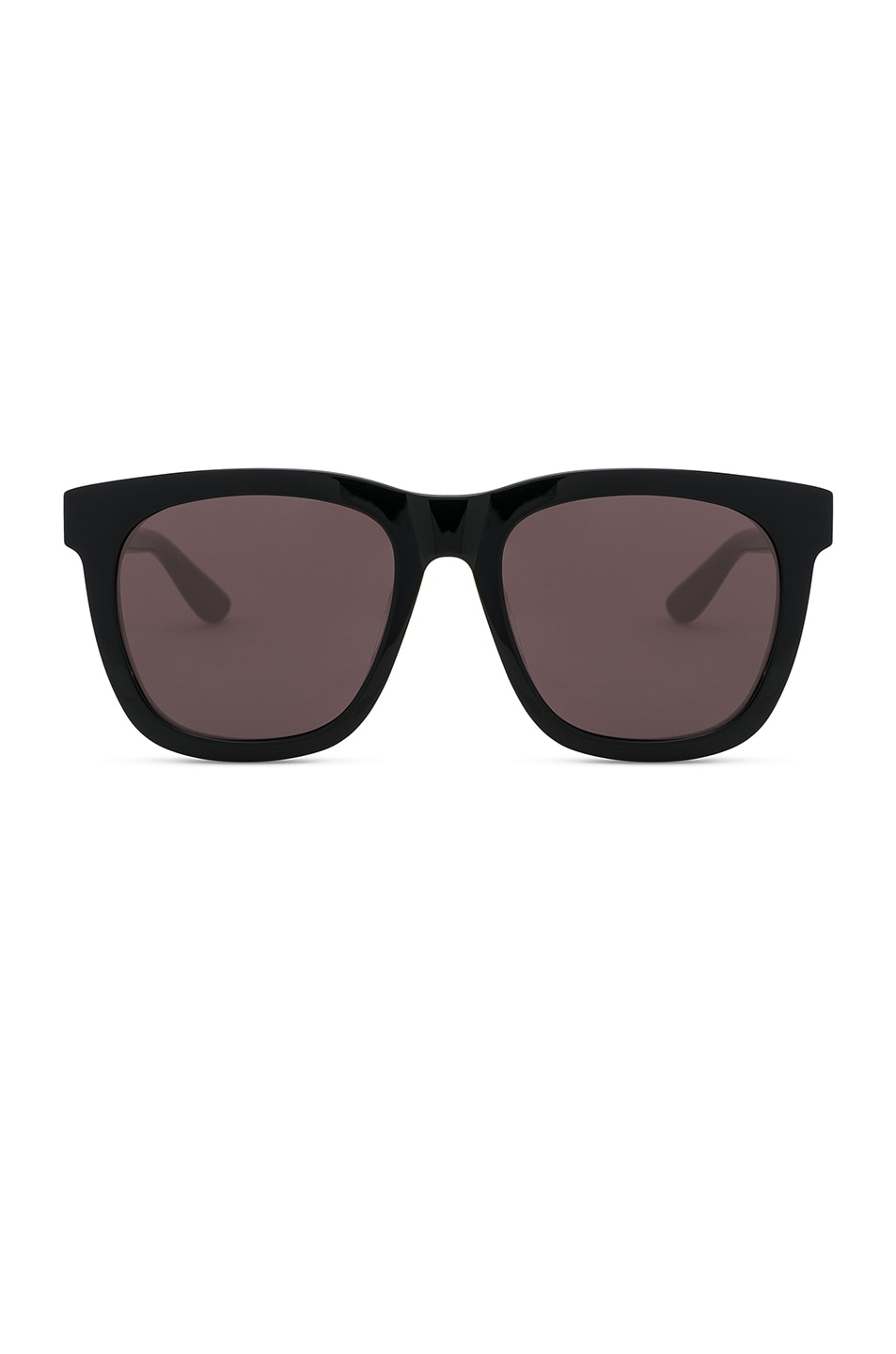 Image 1 of Saint Laurent Oversized Rectangle Sunglasses in Black & Grey
