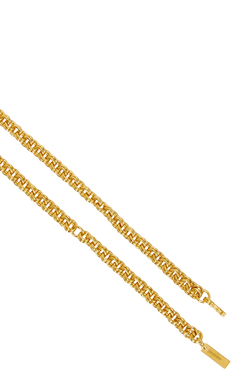 Saint Laurent Chain Belt In Laiton Fonce Free