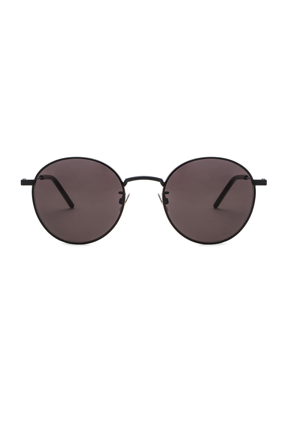 Image 1 of Saint Laurent Round Sunglasses in Black