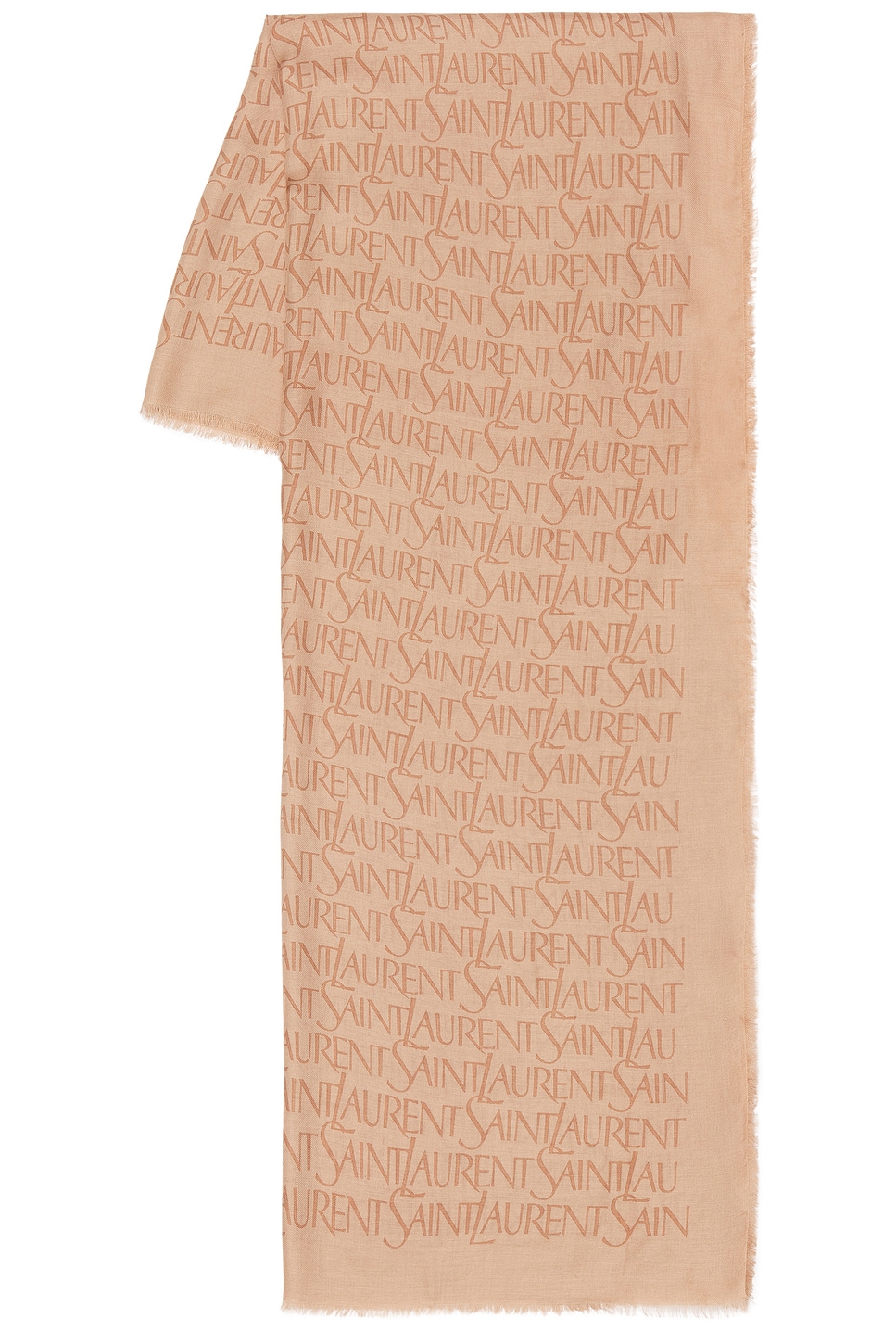 Printed Scarf in Beige