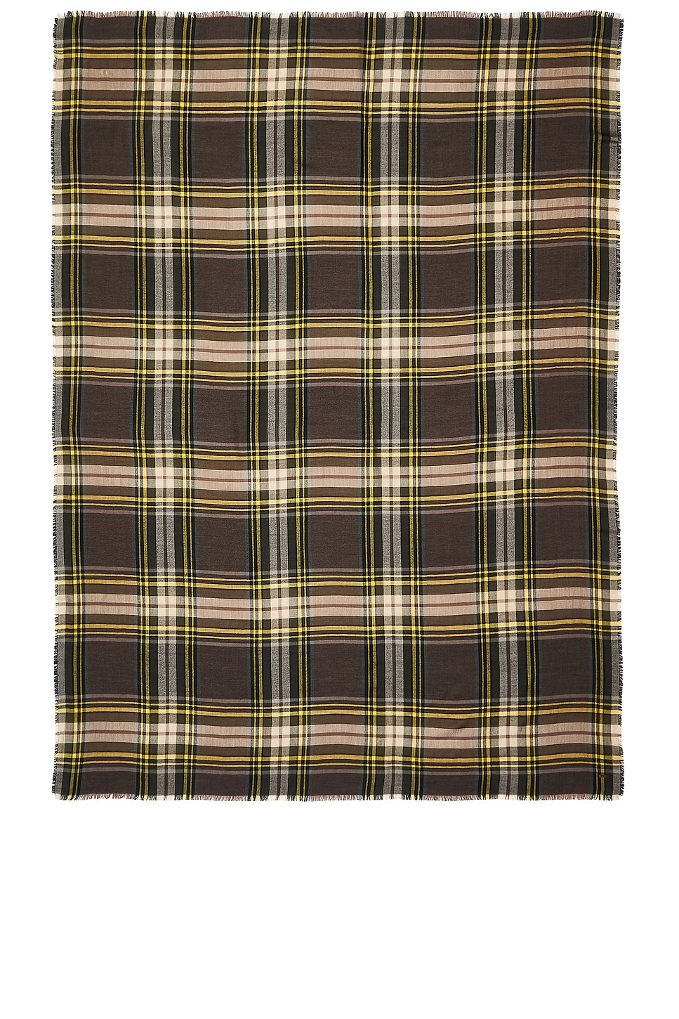 Saint Laurent Large Fringed Scarf