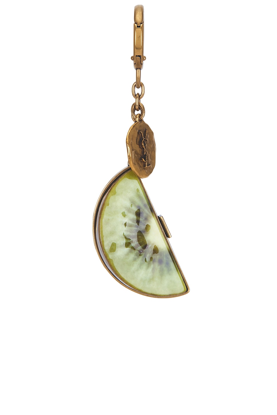 Saint Laurent Kiwi Keychain