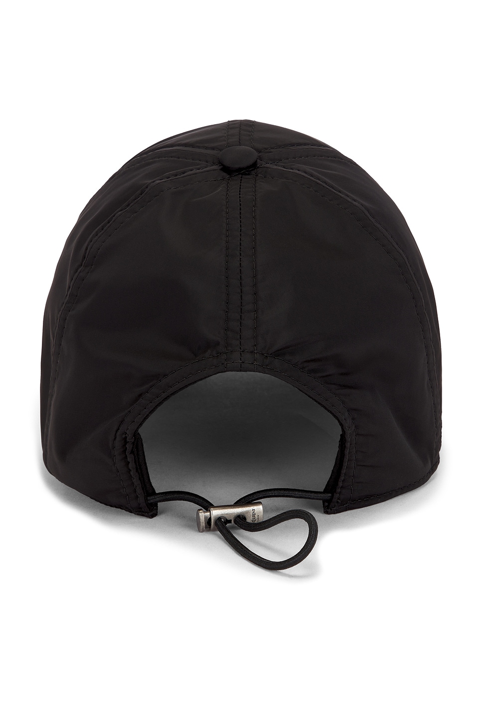 Saint Laurent Vintage Cap - back view in Black