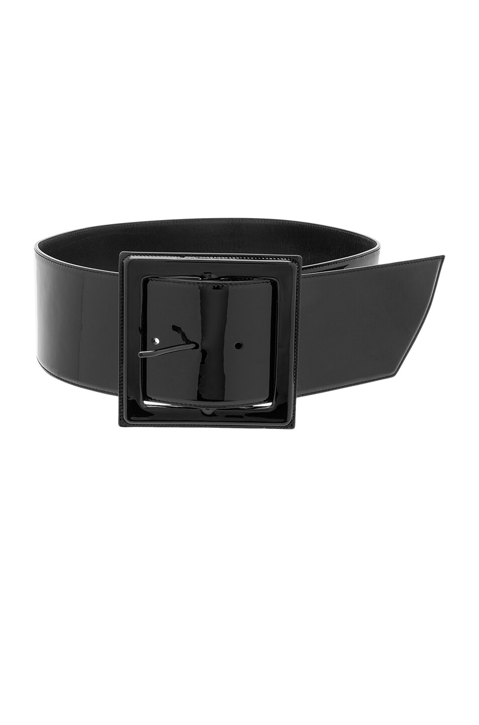 Image 1 of Saint Laurent Glove Patent Corset Belt in Black