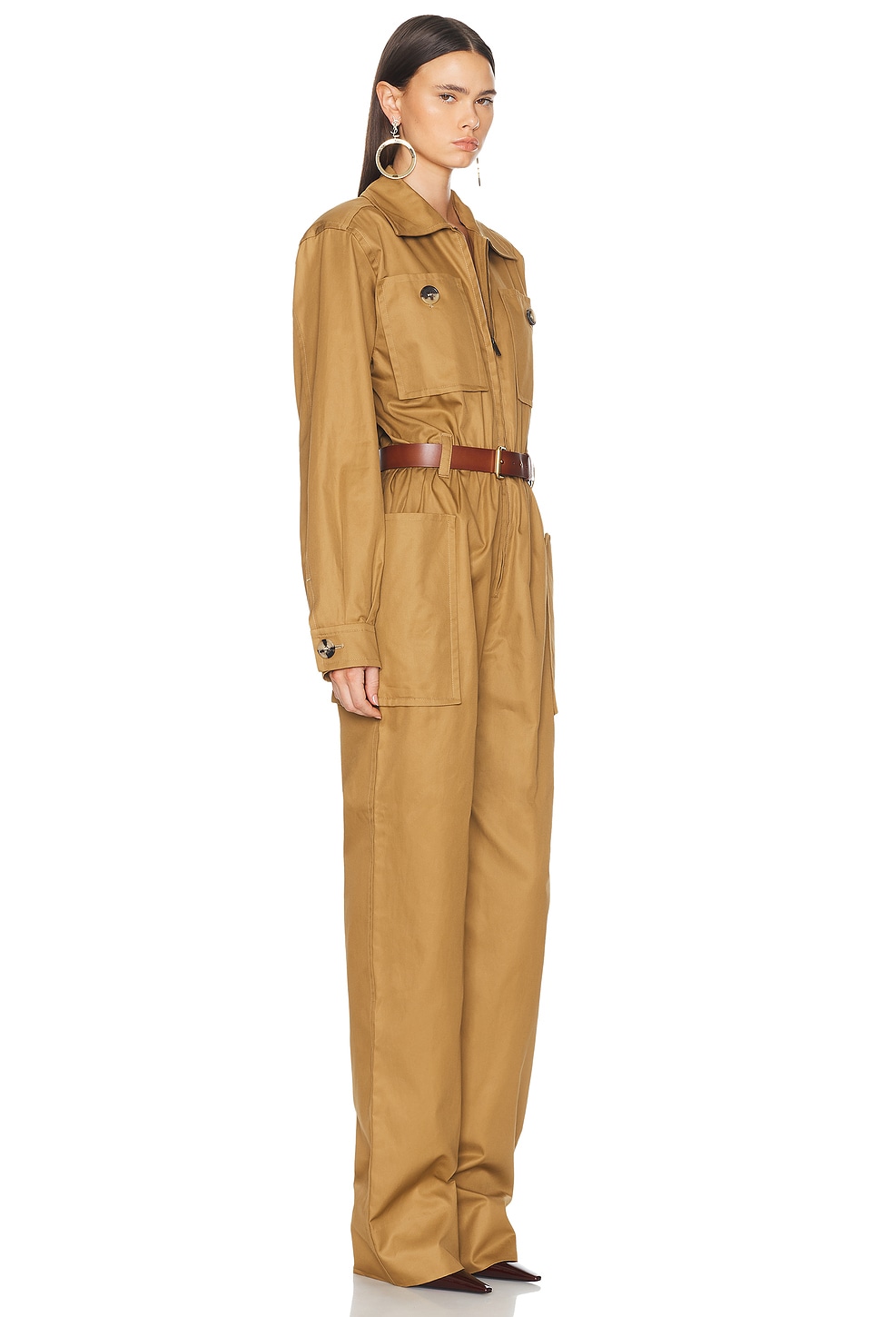 Saint Laurent Long Sleeve Jumpsuit thumbnail