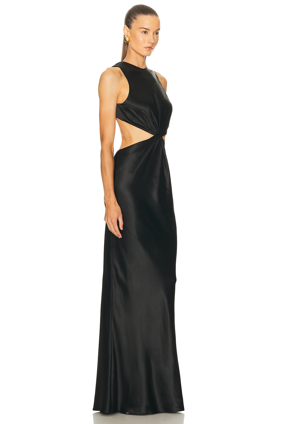 Saint Laurent - Cut Out Long Dress | Plush