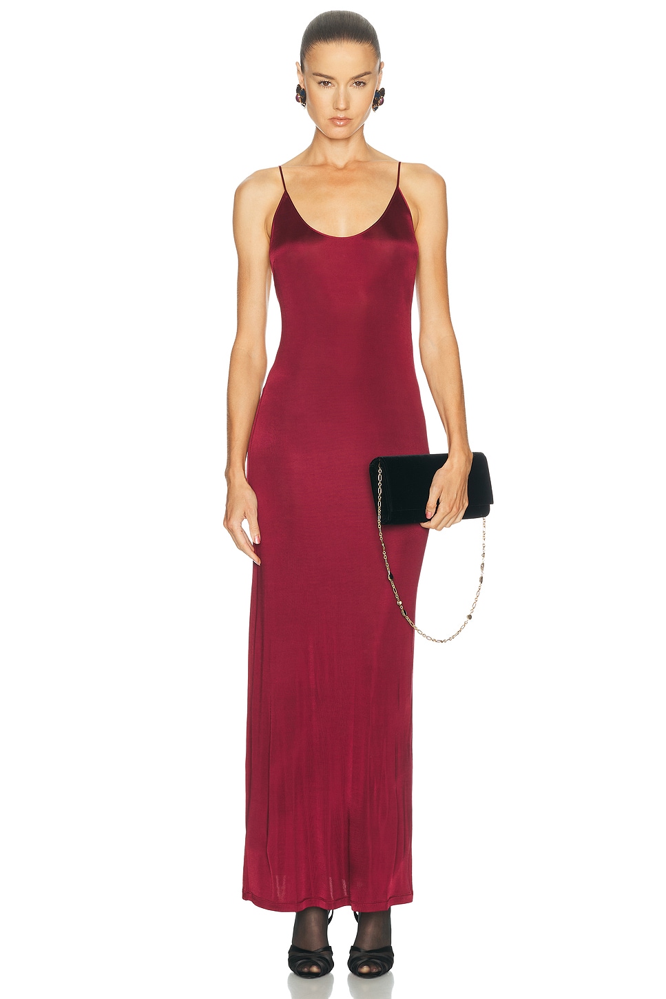Saint Laurent Cassandre Maxi Dress