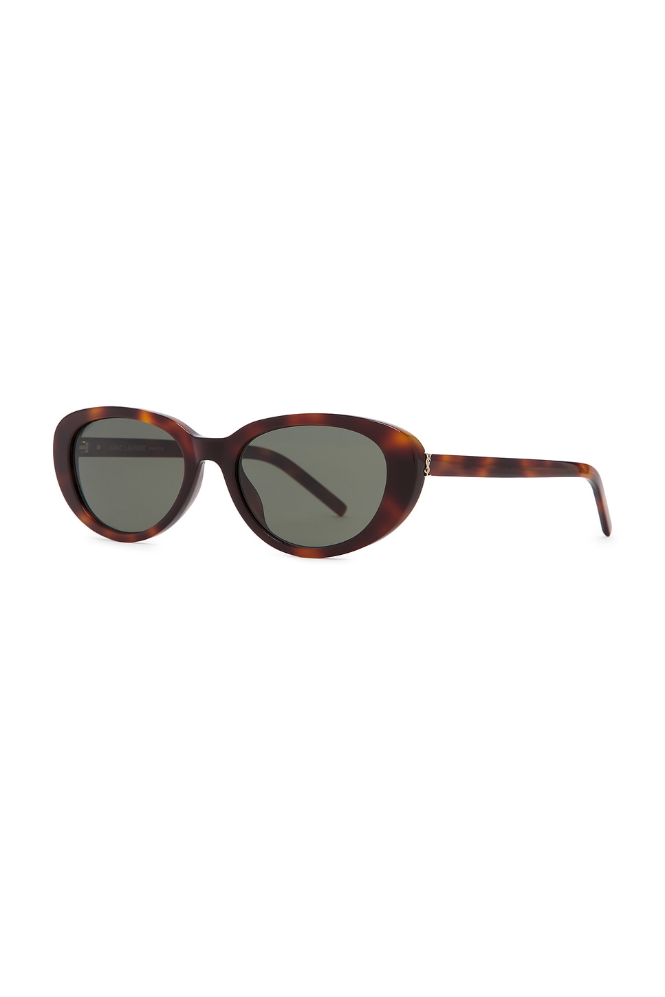 Saint Laurent Cat Eye Sunglasses In Brown